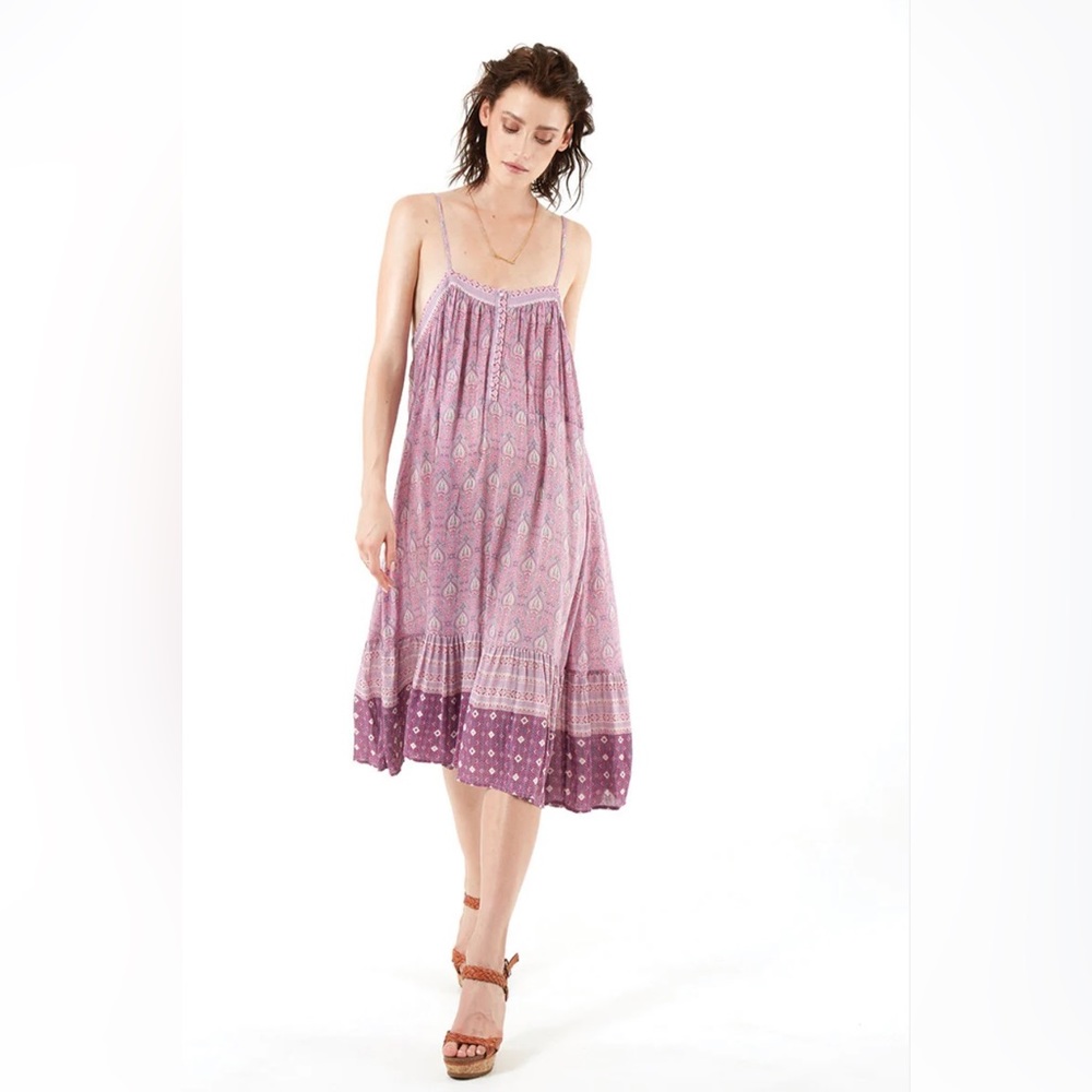 DO NOT BUY :Spell Oracle Midi Strappy Dress Lilac Slip on